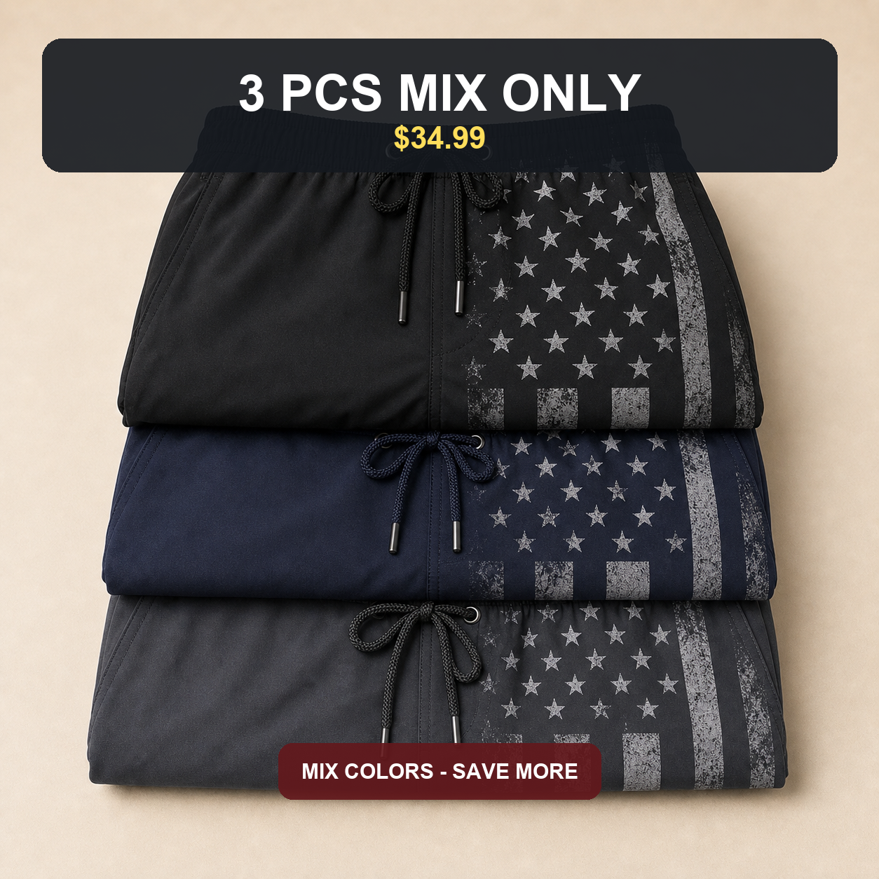 3 PCS MIX ONLY $34.99