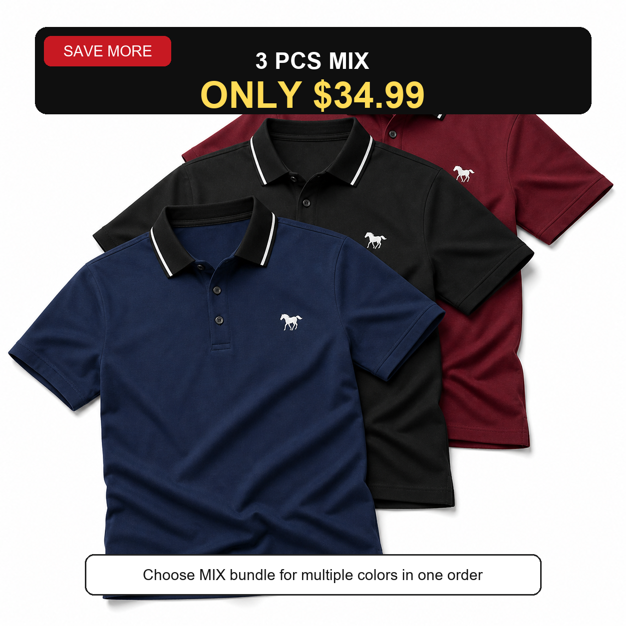 3 PCS MIX ONLY $34.99