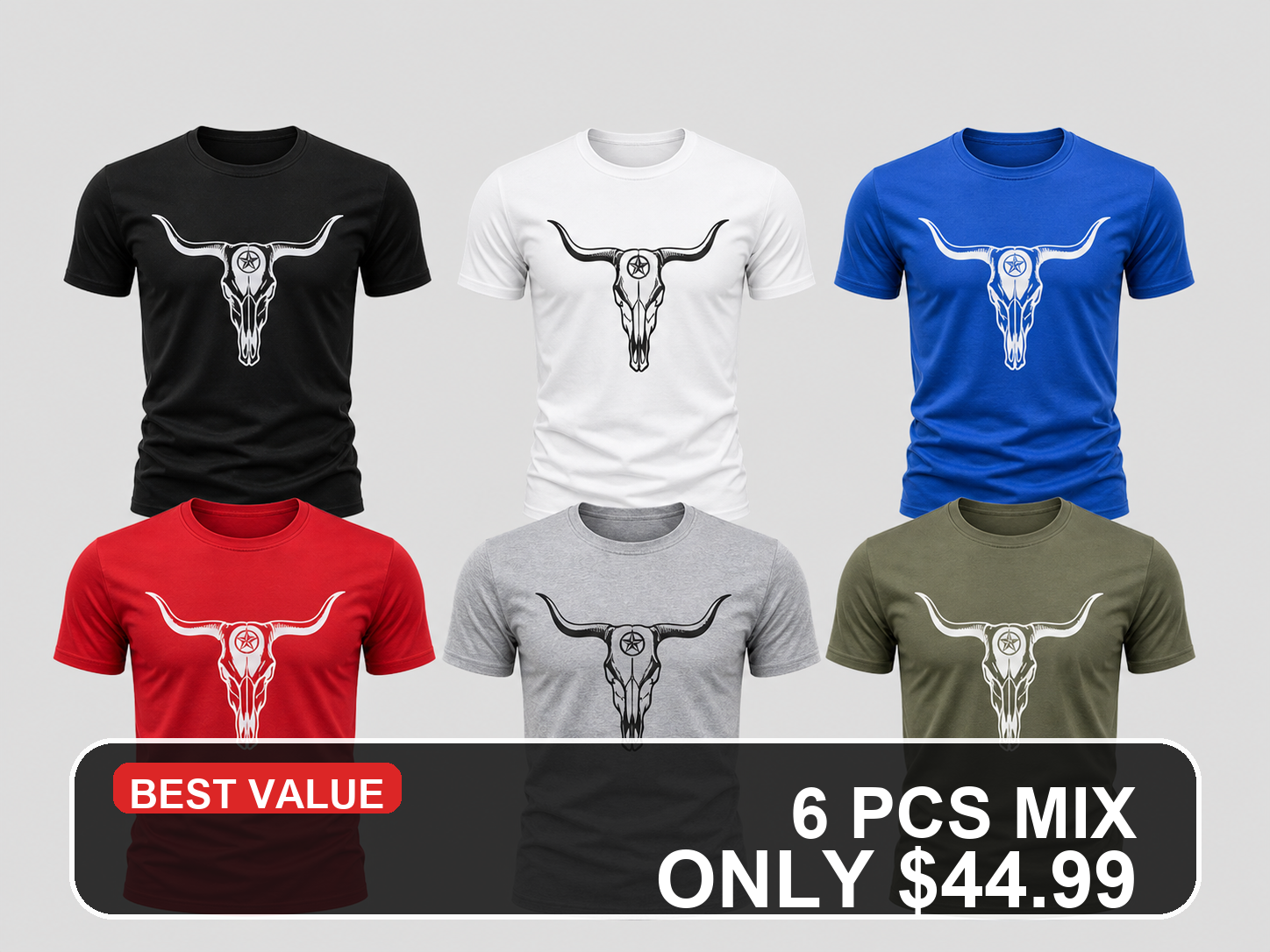 6 PCS MIX ONLY $44.99