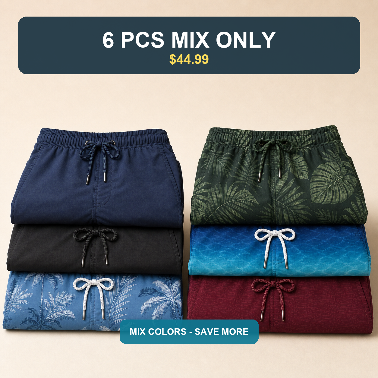 6 PCS MIX ONLY $44.99