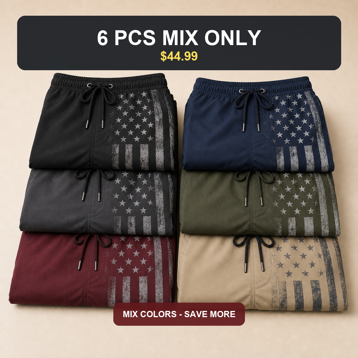 6 PCS MIX ONLY $44.99