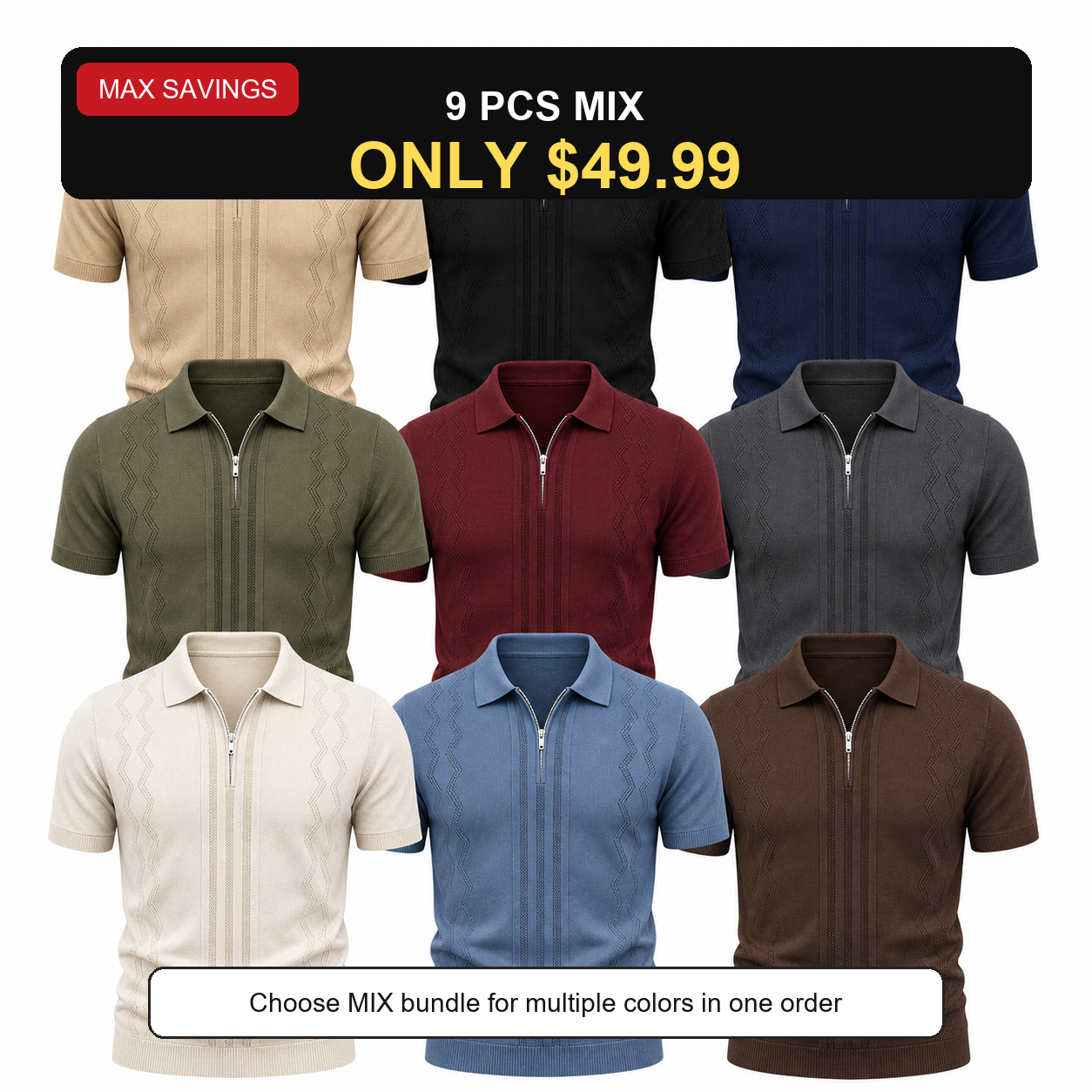 9 PCS MIX ONLY $49.99