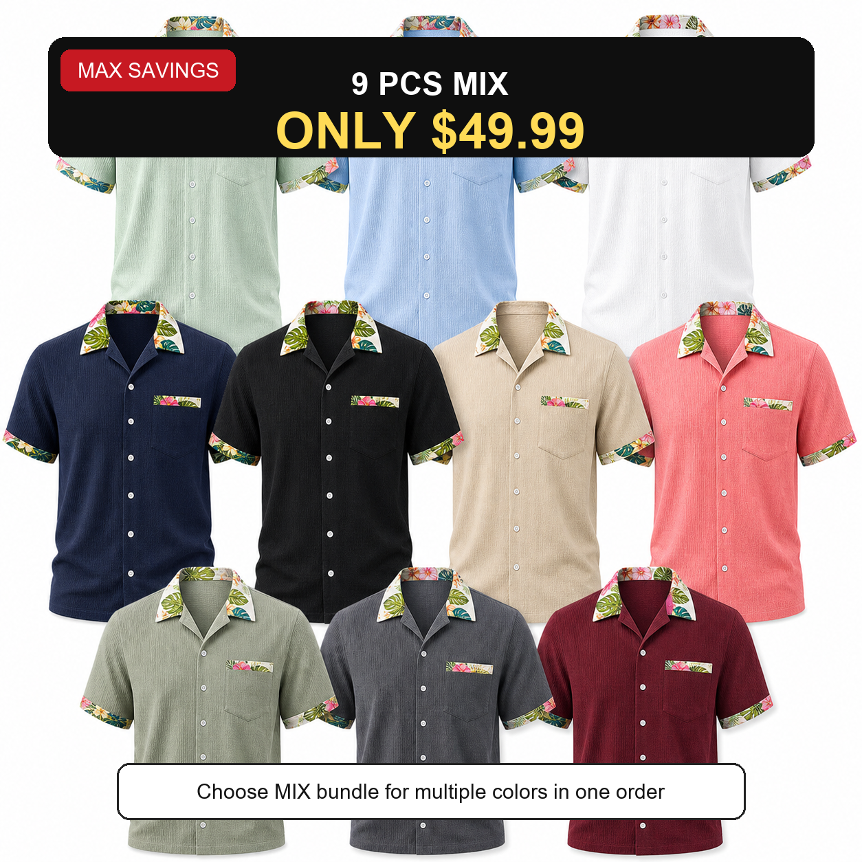 9 PCS MIX ONLY $49.99