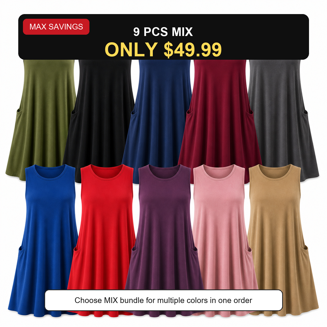 9 PCS MIX ONLY $49.99