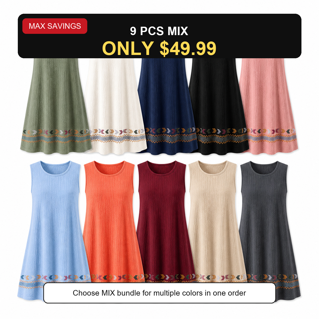 9 PCS MIX ONLY $49.99