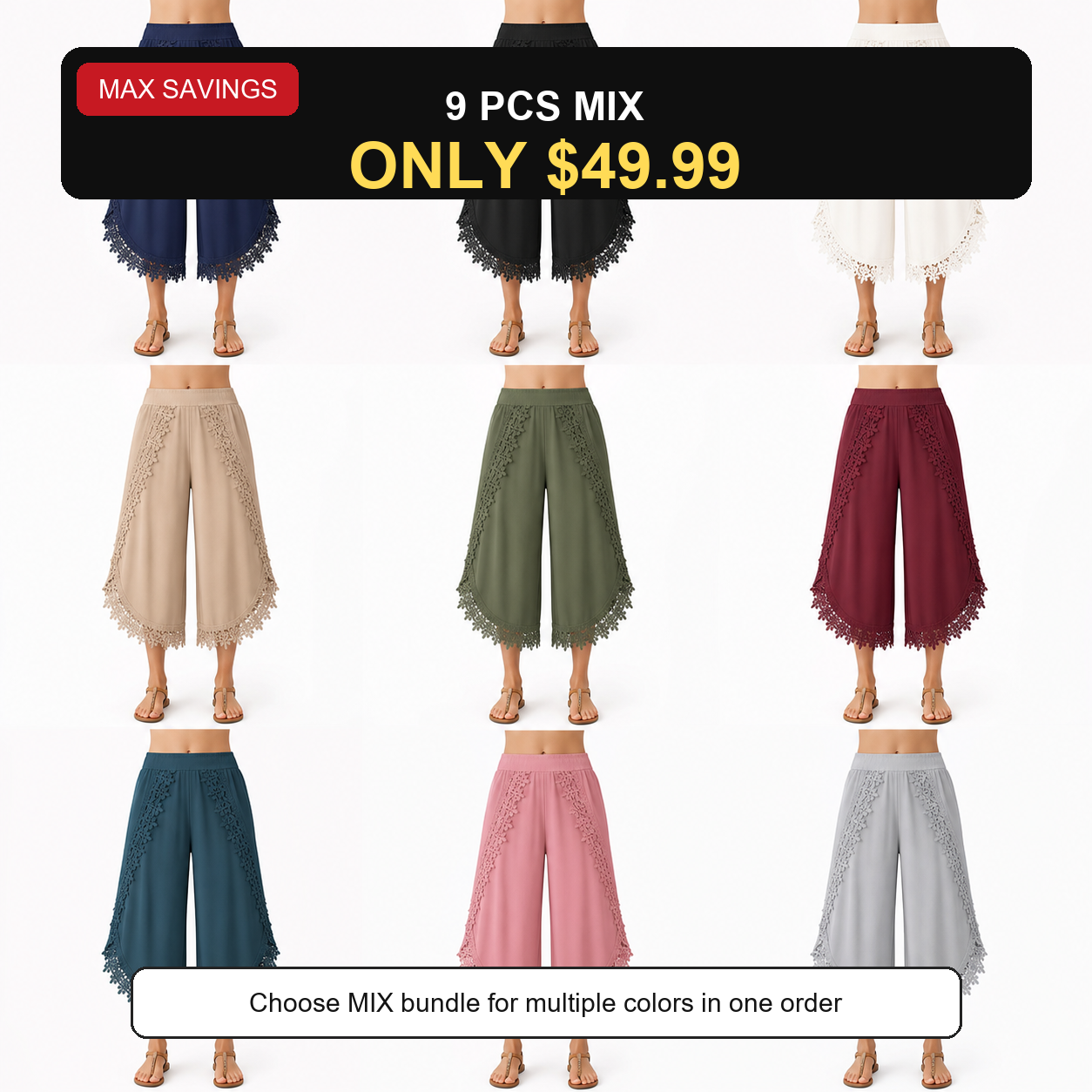 9 PCS MIX ONLY $49.99