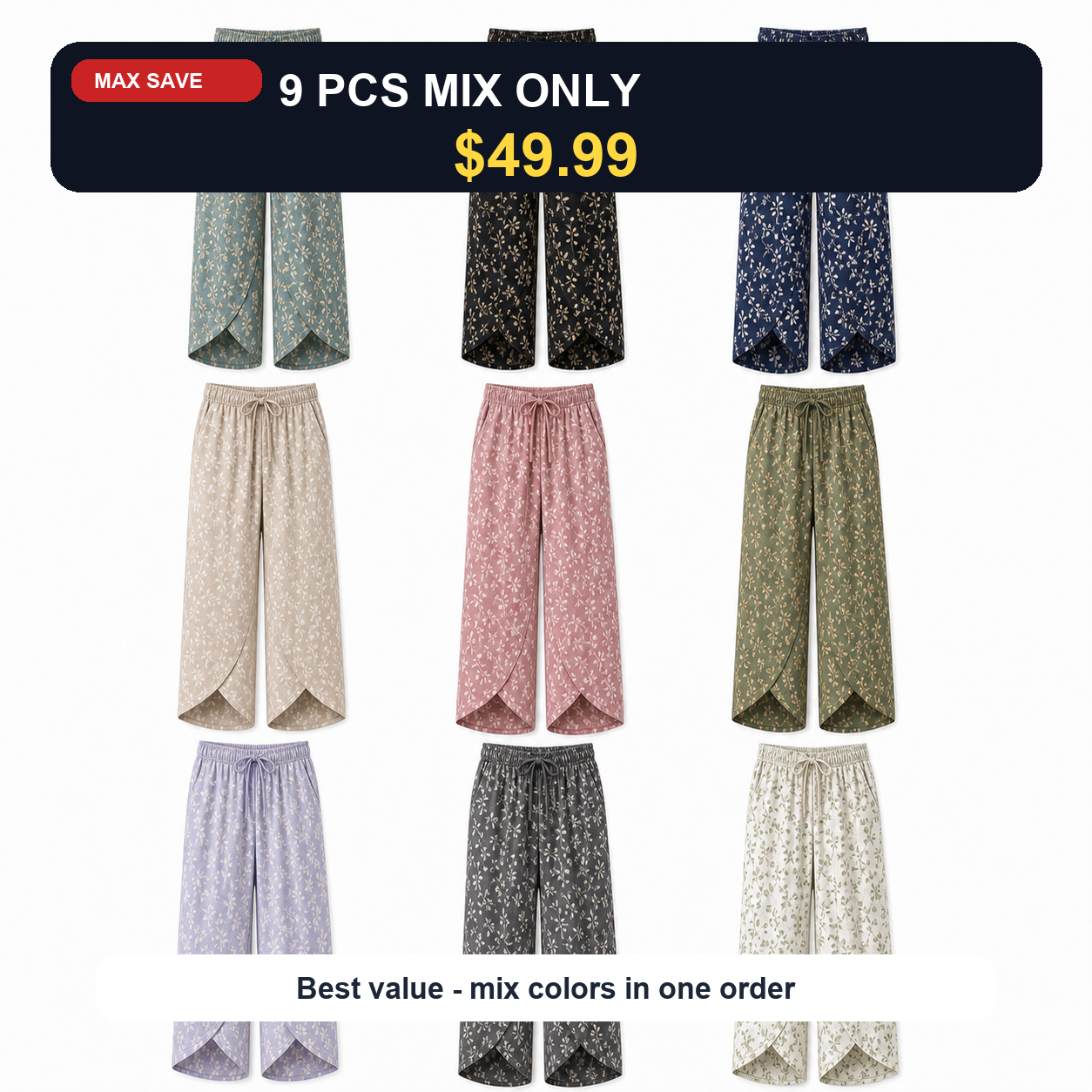 9 PCS MIX ONLY $49.99