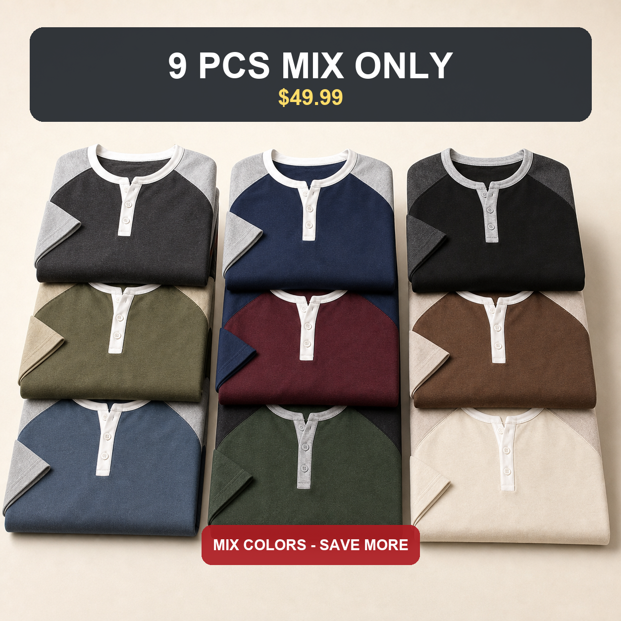9 PCS MIX ONLY $49.99