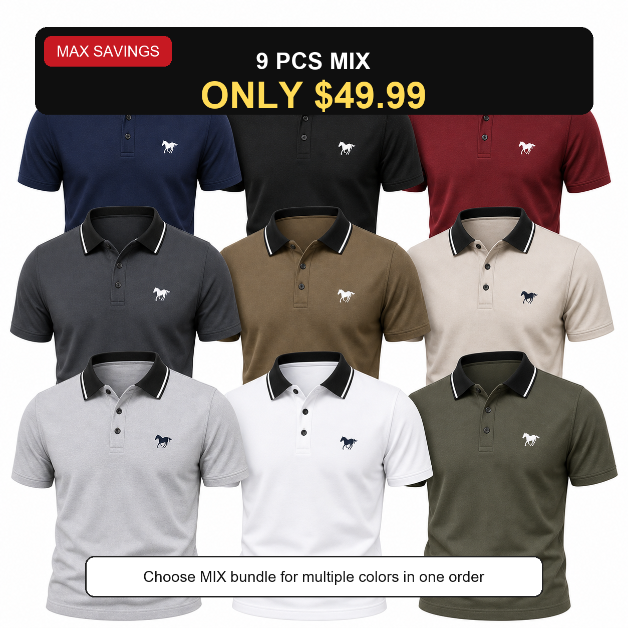 9 PCS MIX ONLY $49.99