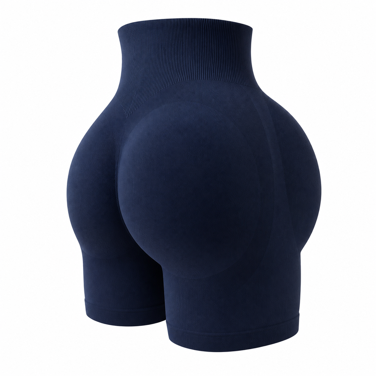 🔥CLEARANCE SALE🔥 High-Waist Seamless Sculpting Shorts - Navy