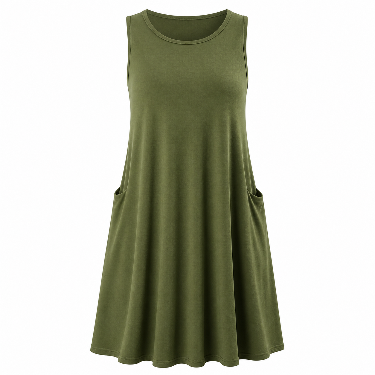 🔥CLEARANCE SALE🔥 Sleeveless Pocket Swing Dress