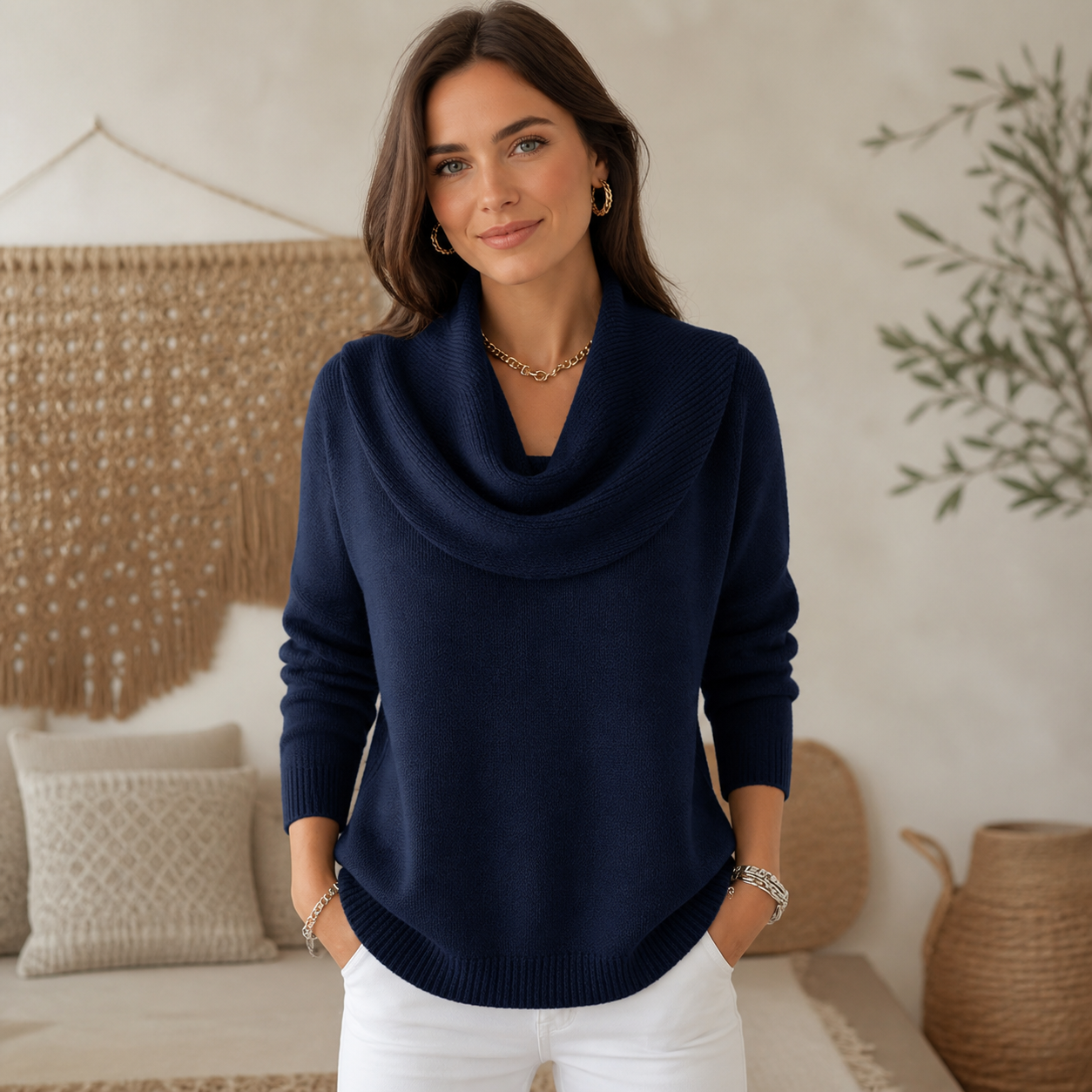 Store Closing Clearance⚡10 Pack for $34.99⚡Women's Cowl Neck Knit Sweater