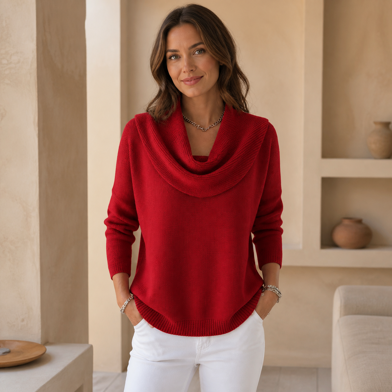 Store Closing Clearance⚡10 Pack for $34.99⚡Women's Cowl Neck Knit Sweater