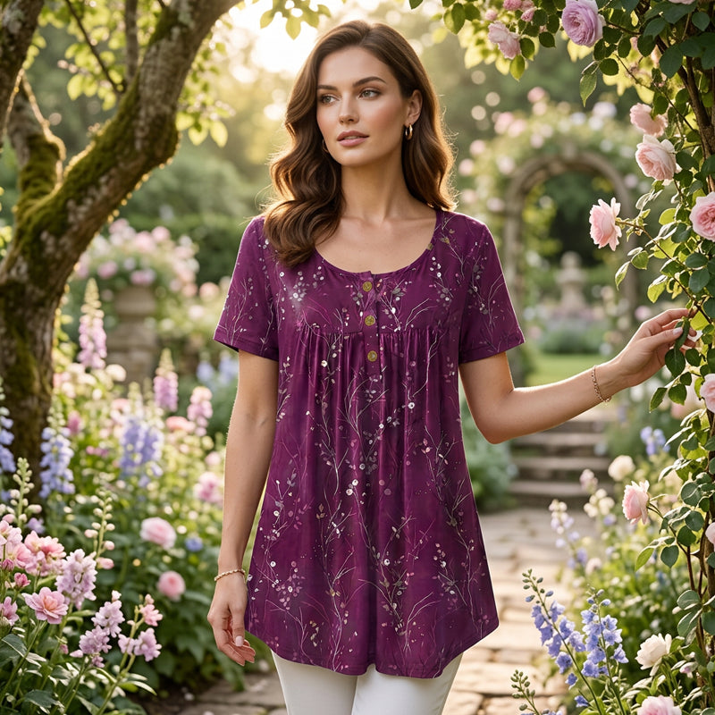 ✨✨Time-Limited Special⏰Women's Floral Print Pleated