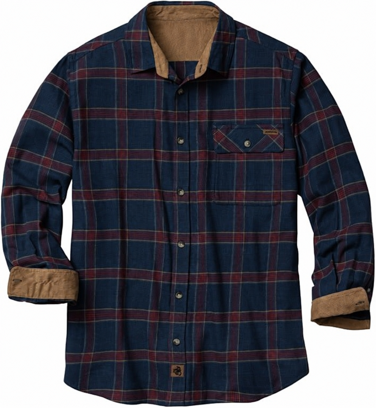 Legendary Whitetails Mens Flannel Long Sleeve Button Down 100% Cotton Shirt