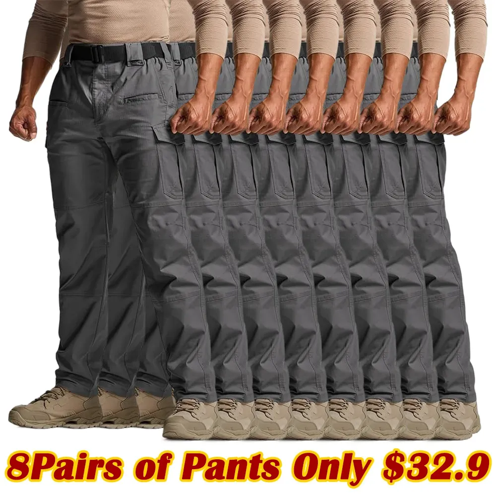 Men's flex stretch tactical cargo pants