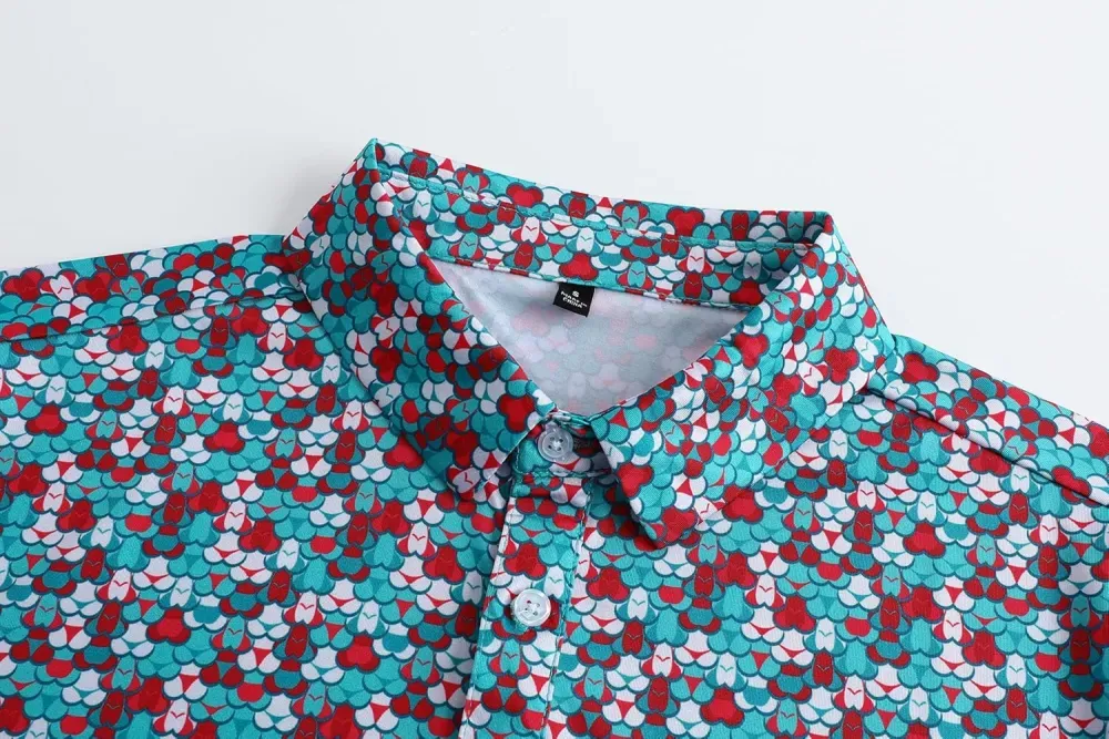 Men's printed golf polo 9-pack
