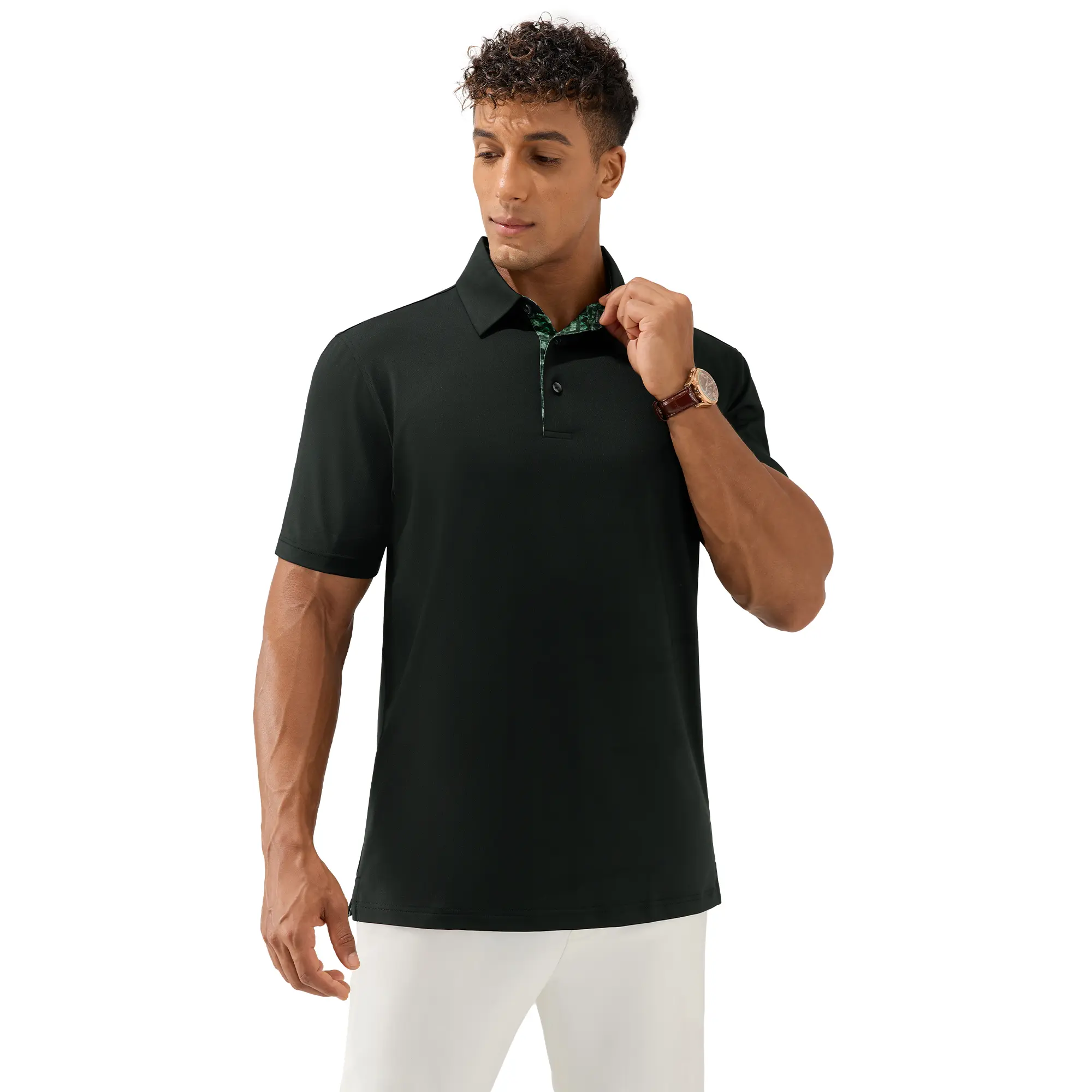 Men's performance golf polo shirt