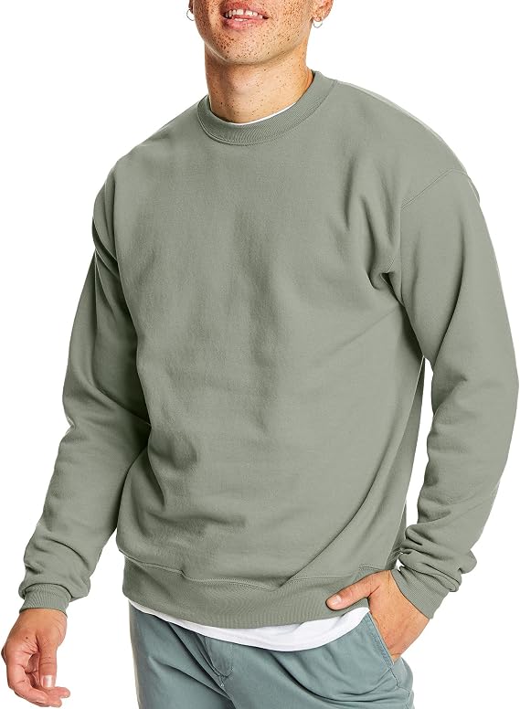 Men's Classic Fleece Crewneck Sweatshirt, Soft Warm Pullover, Big & Tall Sizes Available