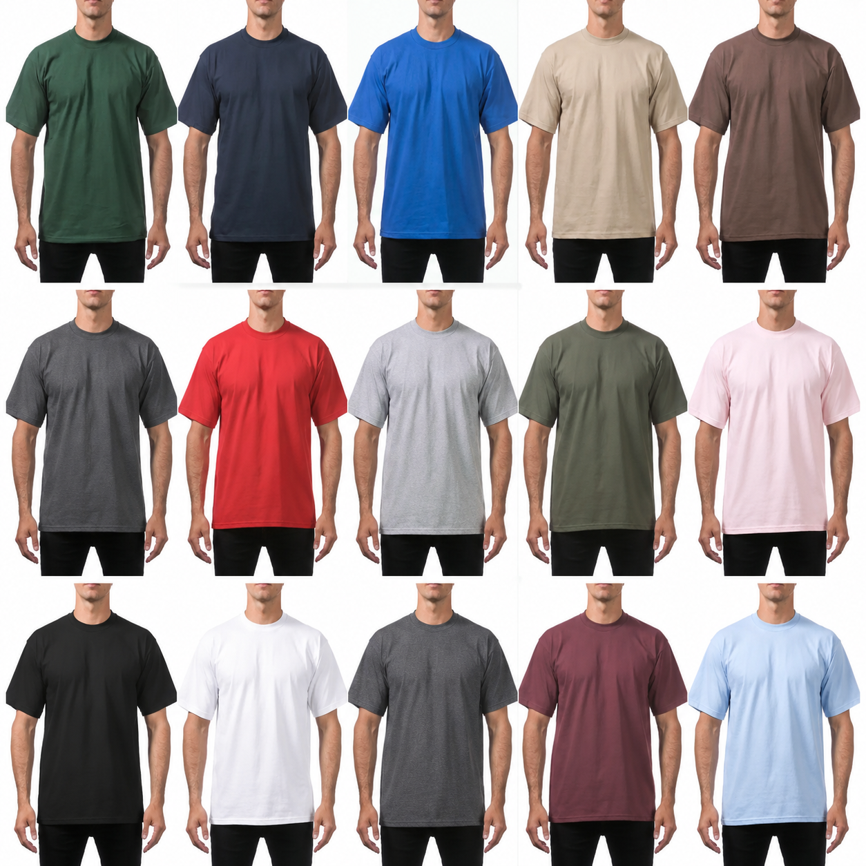 Men's Heavyweight Cotton T-Shirt - Casual Fit