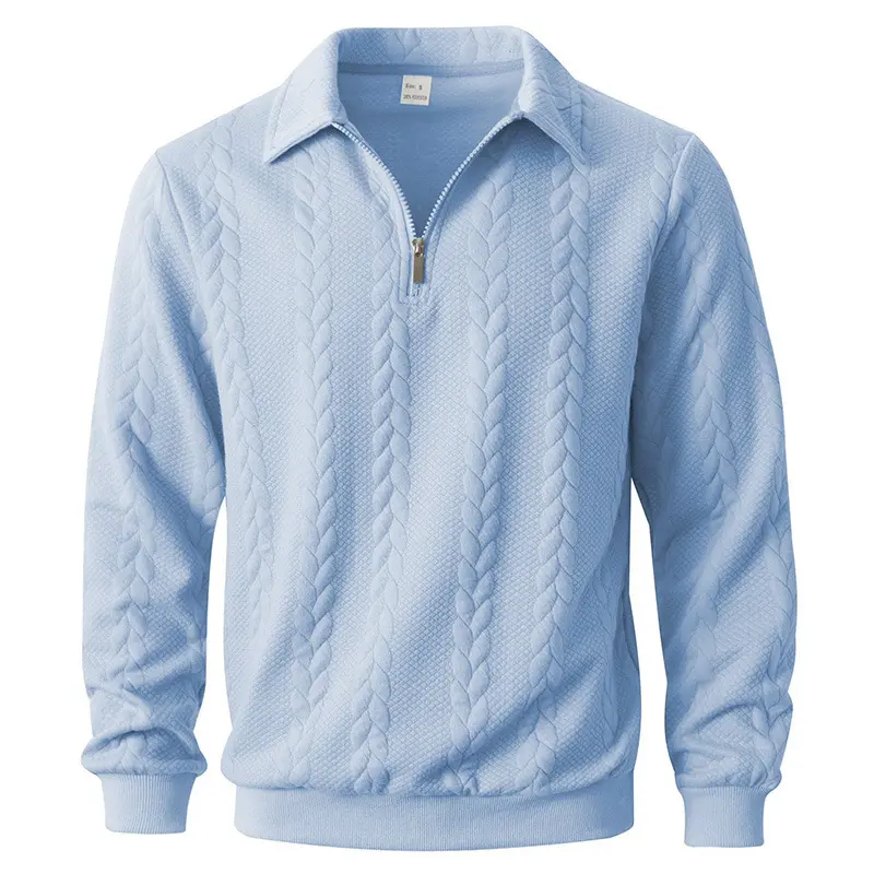 Men's Knitted Polo Sweater, Classic Plain Long Sleeve Fitted Pullover Top, Versatile Casual Menswear for Spring Daily Wear, Long Sleeves, Stylish, Tops, Clothes, Jeans