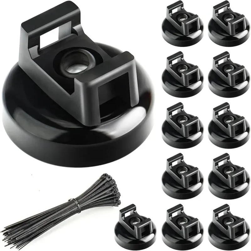 💥 80% OFF 🧲 Heavy-Duty Magnetic Cable Tie Mounts
