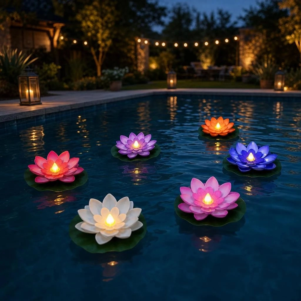 🏷️80% OFF🌸 Water-Activated Floating Lotus Lights