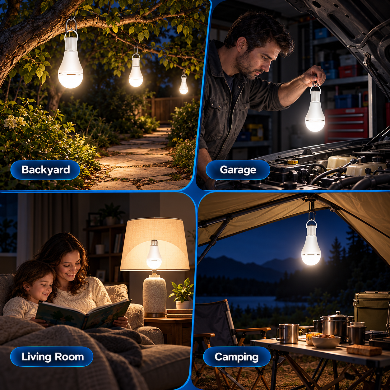 🛍️Black Friday Sale | 80% OFF💡Rechargeable Emergency LED Bulb