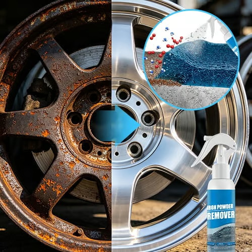 🔥80% OFF 🛡️Car Rust Removal Spray – Fast-Acting Metal Rust Cleaner for Wheels, Tools & More