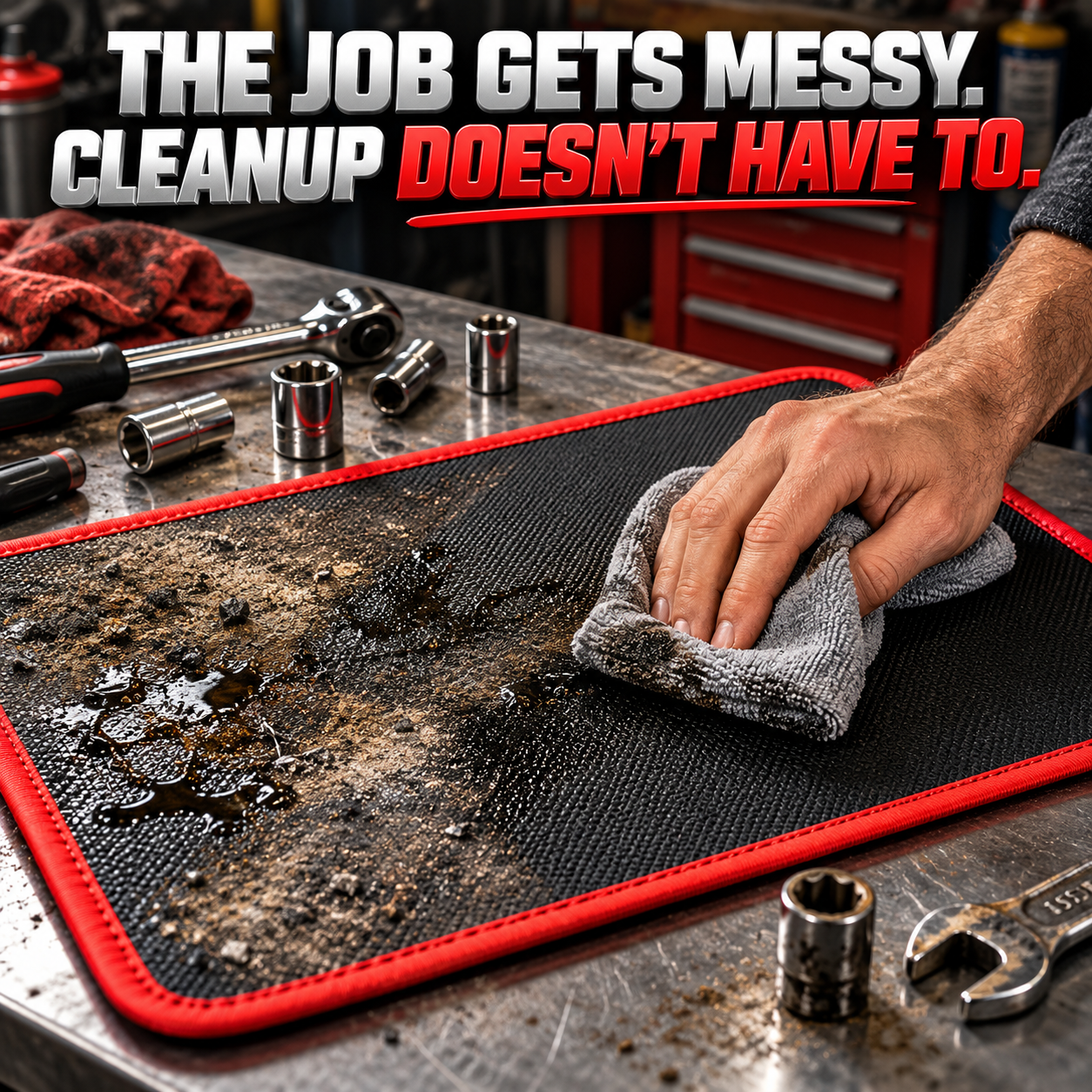 ⏰ LAST CHANCE TO SAVE 75% 🧲 Flexible Magnetic Tool Mat