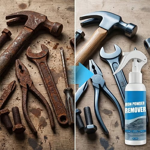 🔥80% OFF 🛡️Car Rust Removal Spray – Fast-Acting Metal Rust Cleaner for Wheels, Tools & More