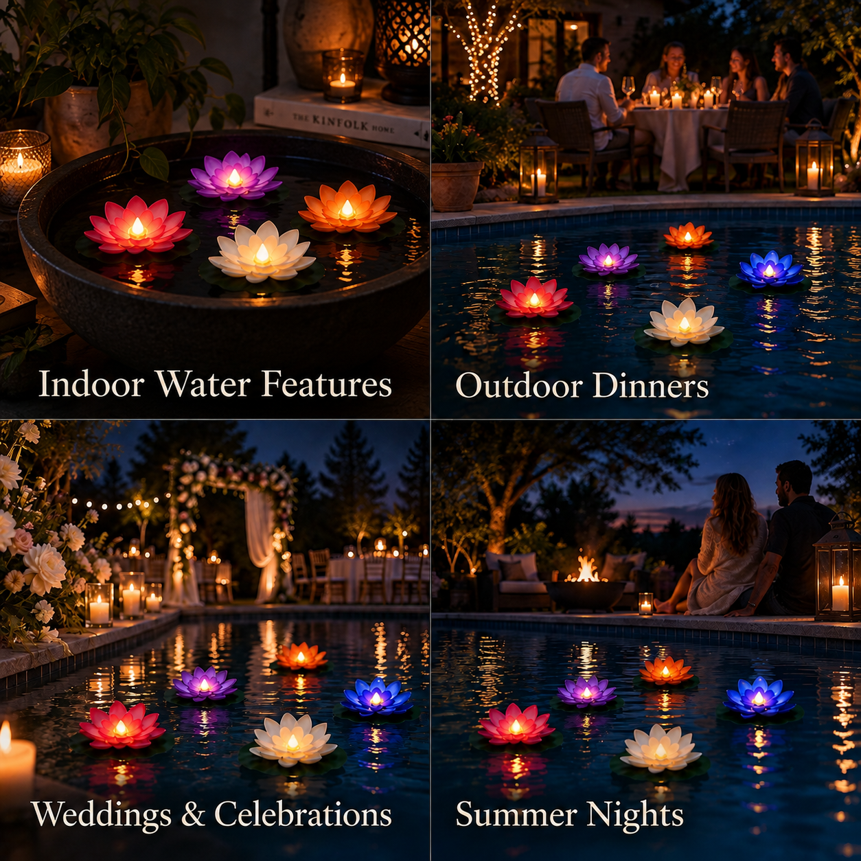 🏷️80% OFF🌸 Water-Activated Floating Lotus Lights