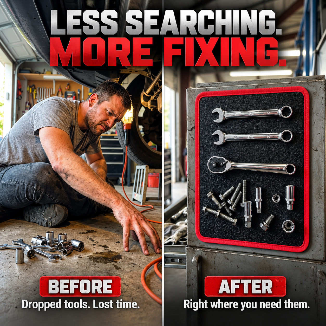 ⏰ LAST CHANCE TO SAVE 75% 🧲 Flexible Magnetic Tool Mat