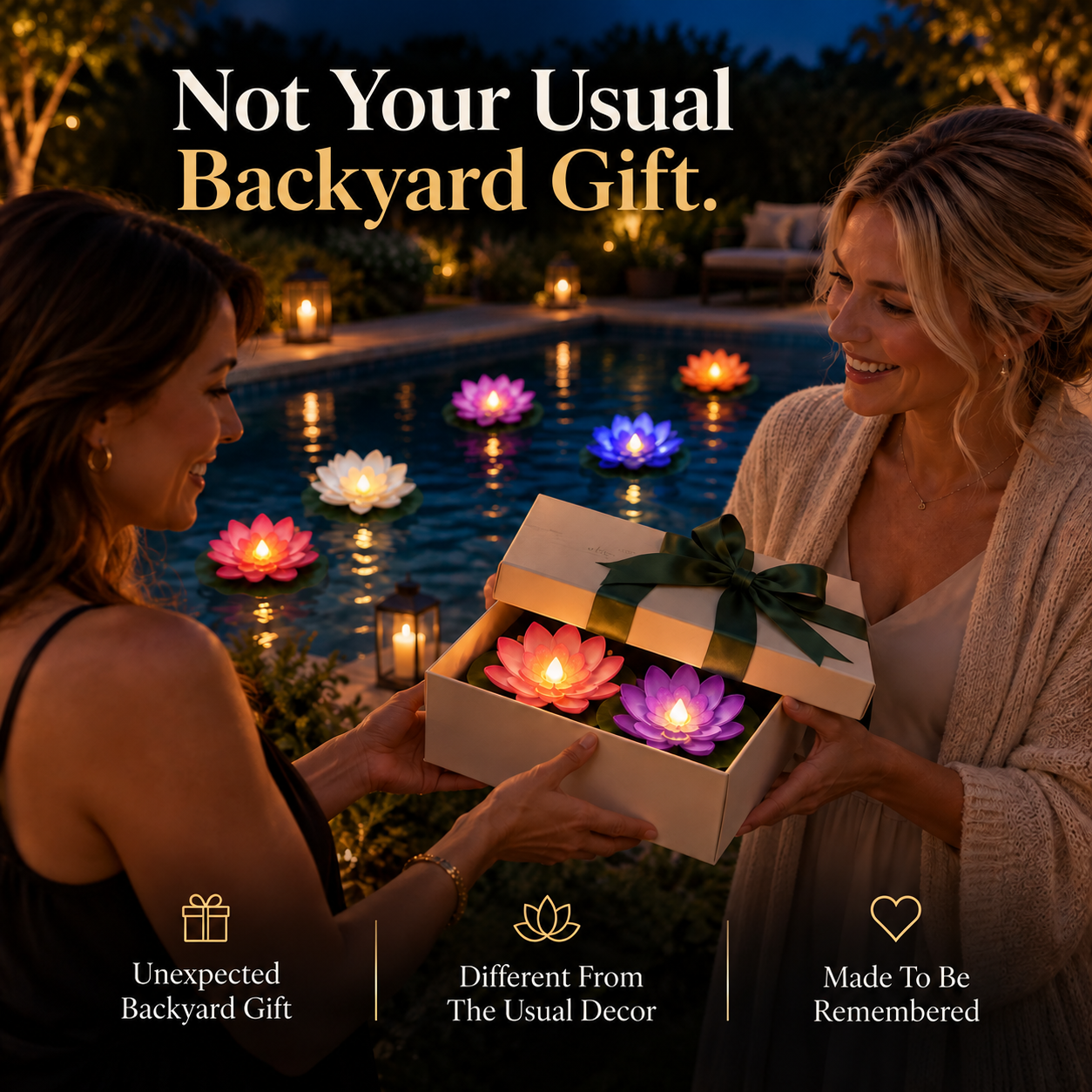 🏷️80% OFF🌸 Water-Activated Floating Lotus Lights