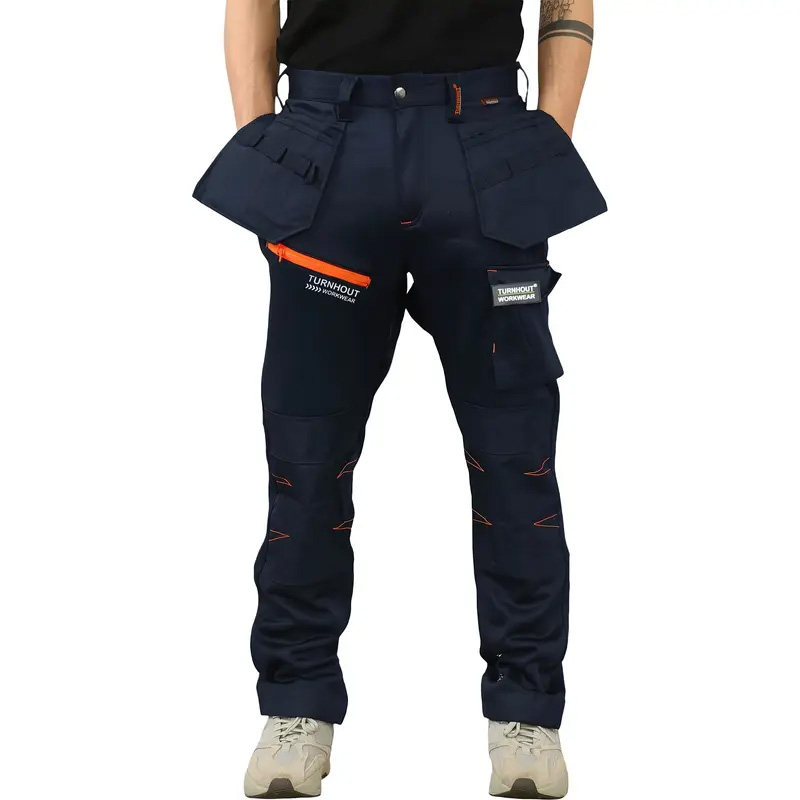Men‘s Waterproof Softshell Jogger Trousers – Fleece-Lined, Stretch, Multi-Pocket, Knee Pad, Elastic Waist for Outdoor---Buy 2 Get 15% Off & Free Shipping!
