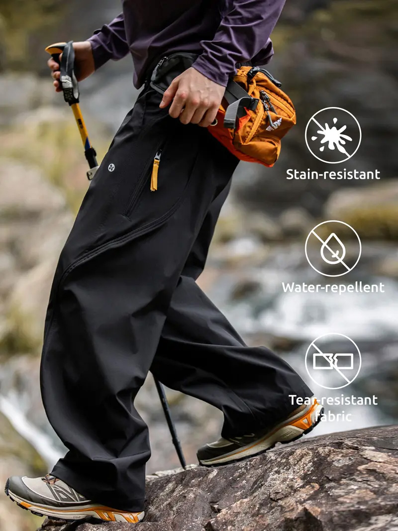 Unisex Water-Resistant Cargo Trousers – Lightweight, Breathable, Straight-Leg Hiking Trousers for Outdoor & Casual---Buy 2 Get 15% Off & Free Shipping!