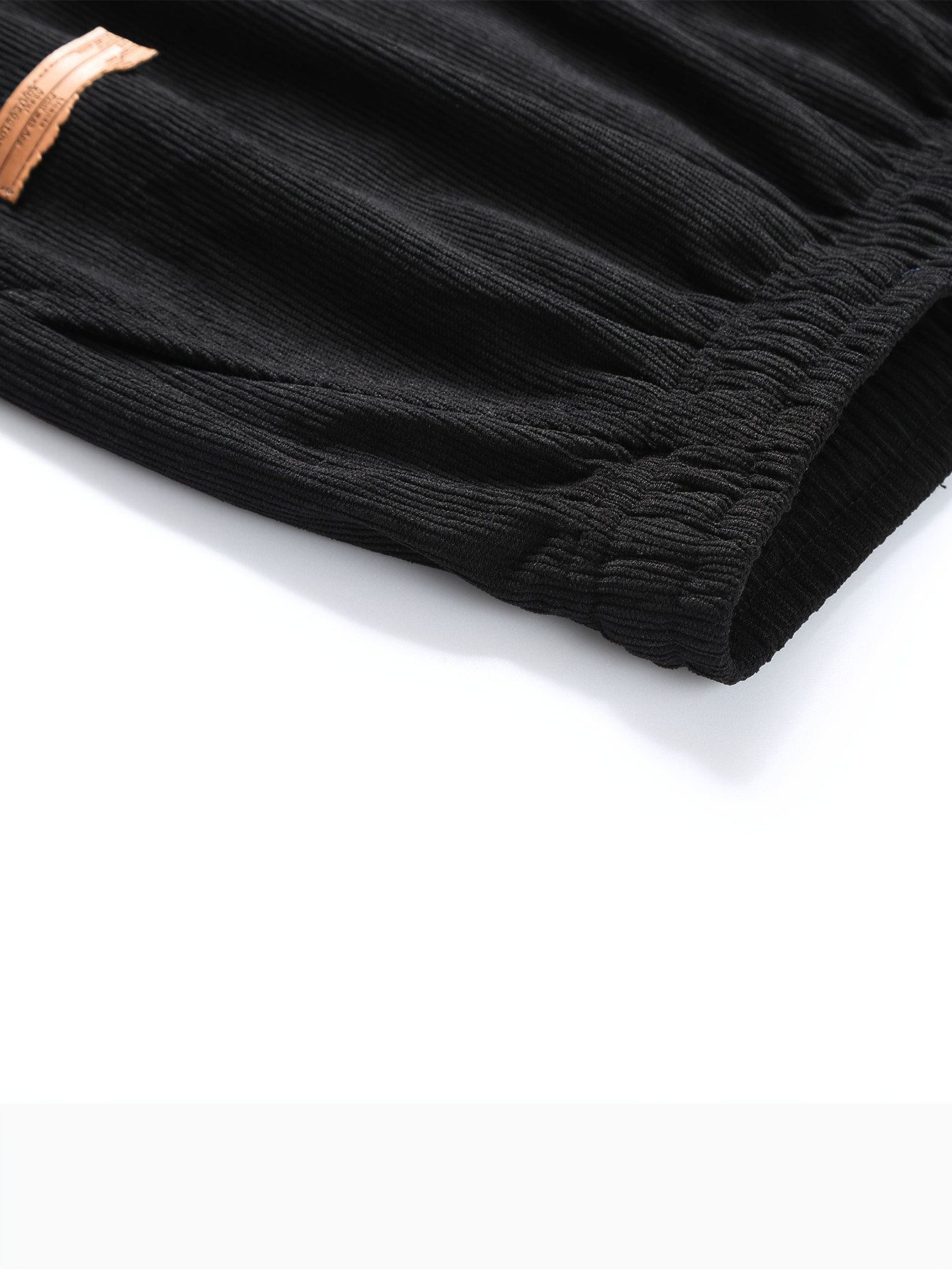 Men’s 3-Pack Wide-Leg Athletic Trousers – Elastic Drawstring Waist, Leather Tag, Loose Straight-Cut for Streetwear & Jogging---Buy 2 Get 15% Off & Free Shipping!