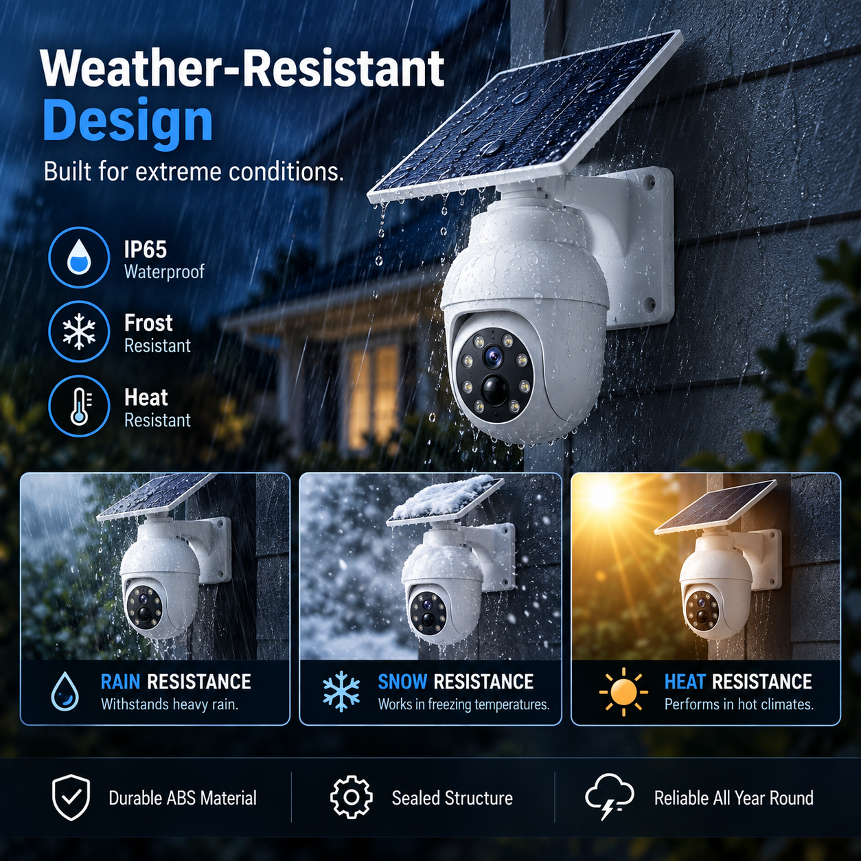 🔥75% OFF 📹Solar Motion Sensor Security Light
