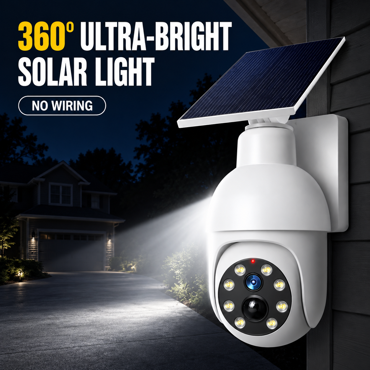 🔥75% OFF 📹Solar Motion Sensor Security Light