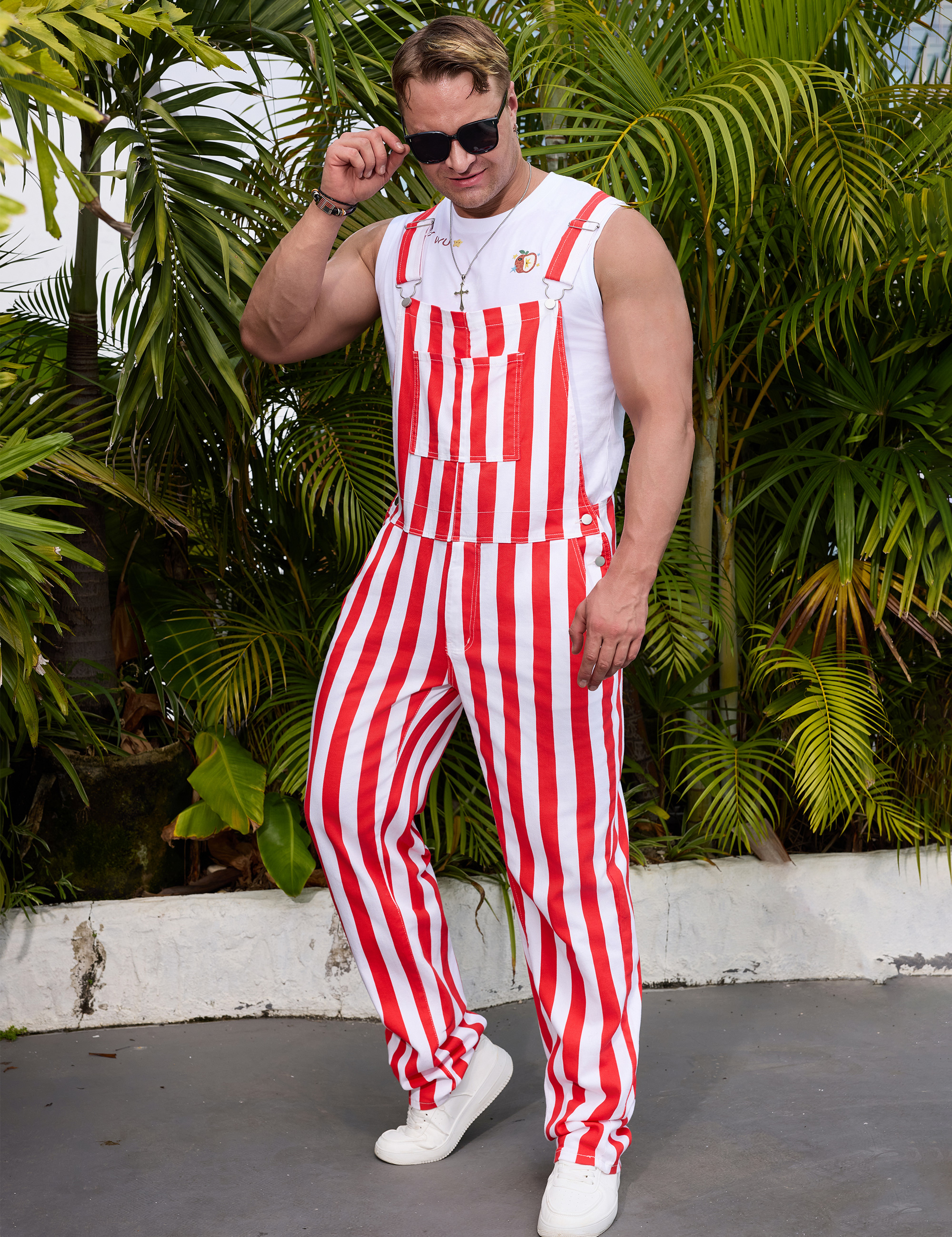 Overalls for Men Jumpsuit Bib Coveralls Festival Outfits