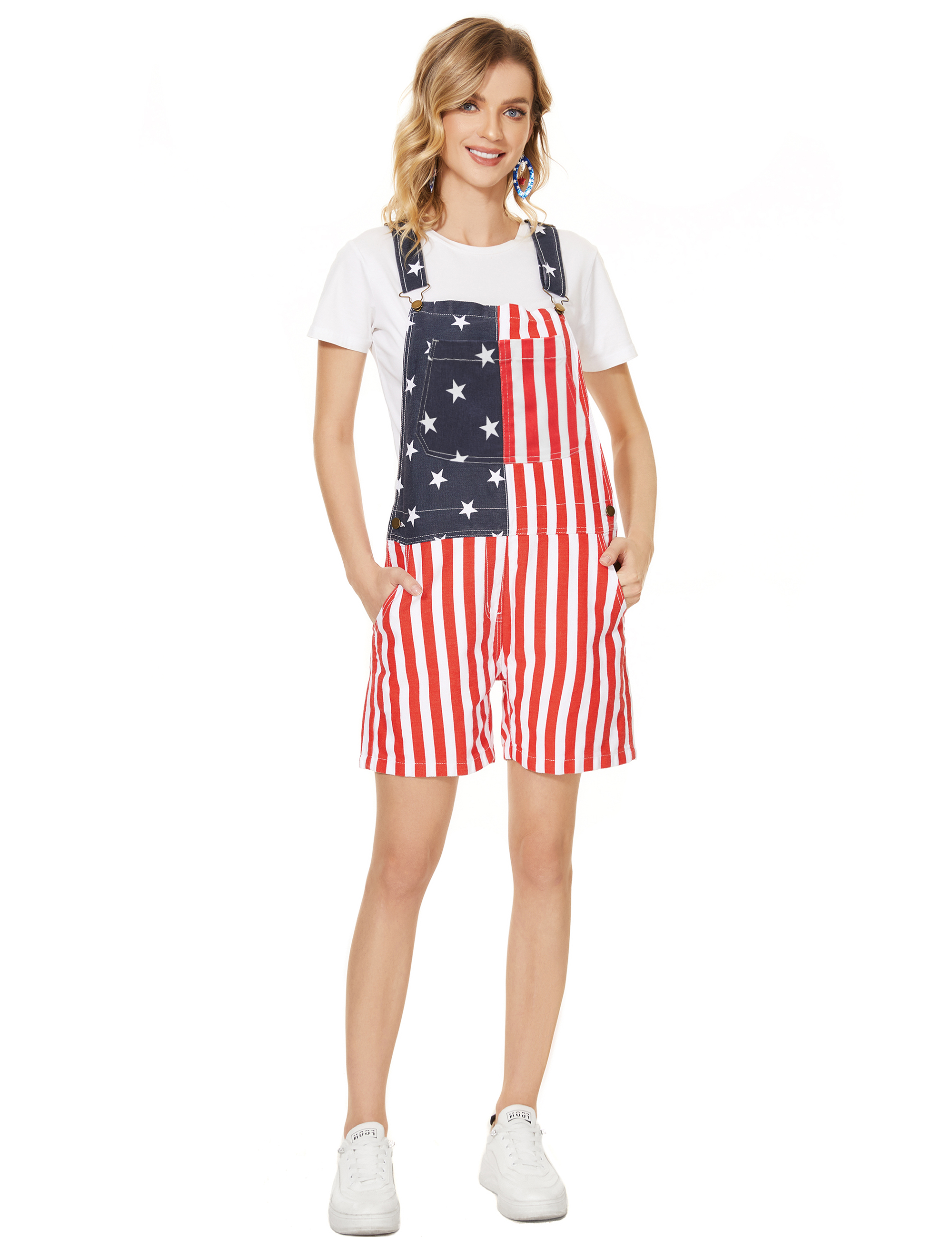 Overalls for Men Shorts Romper Festival Women Bib Coveralls-LuckyFeb