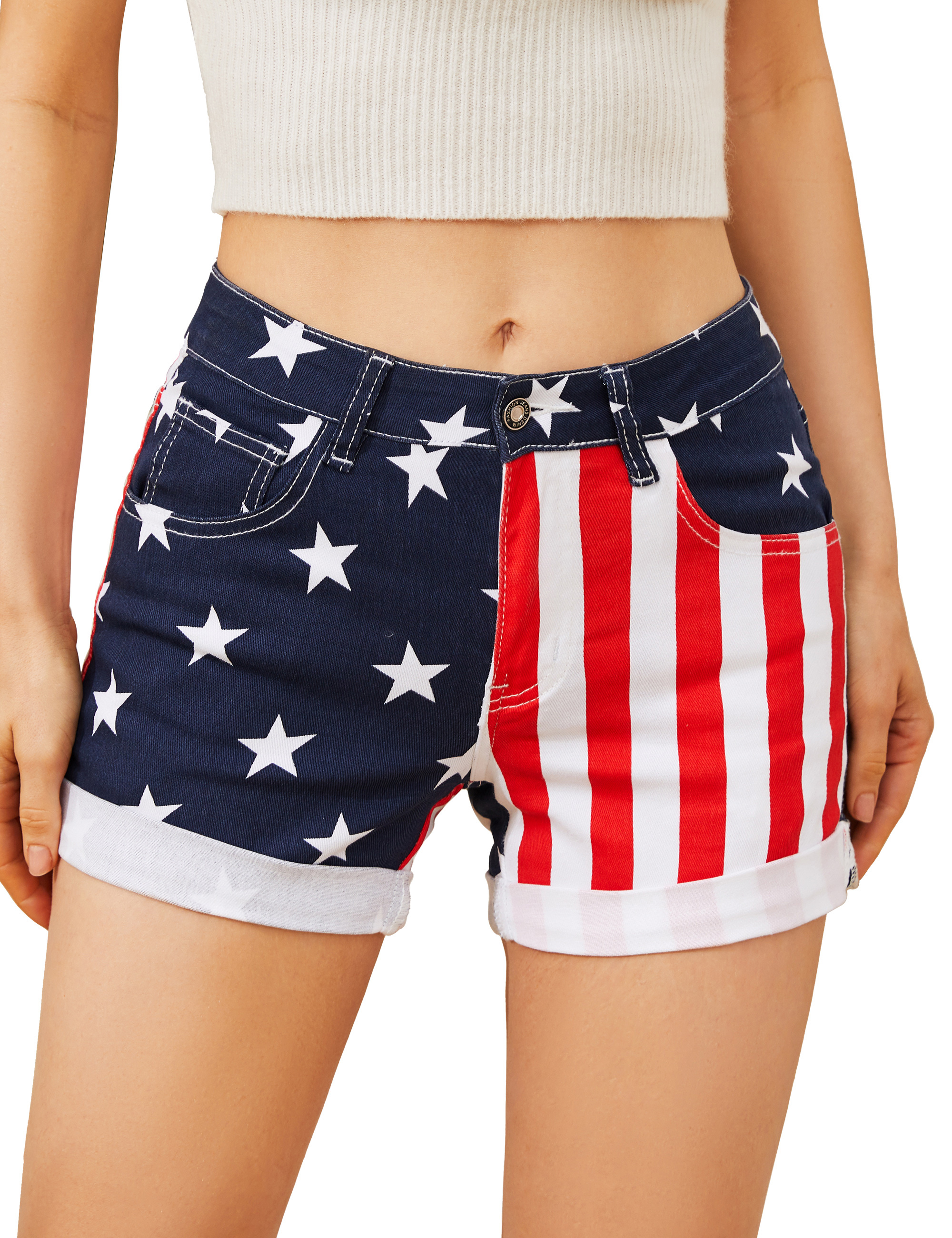 Jean Shorts for Women 4" Jorts Festival Outfits