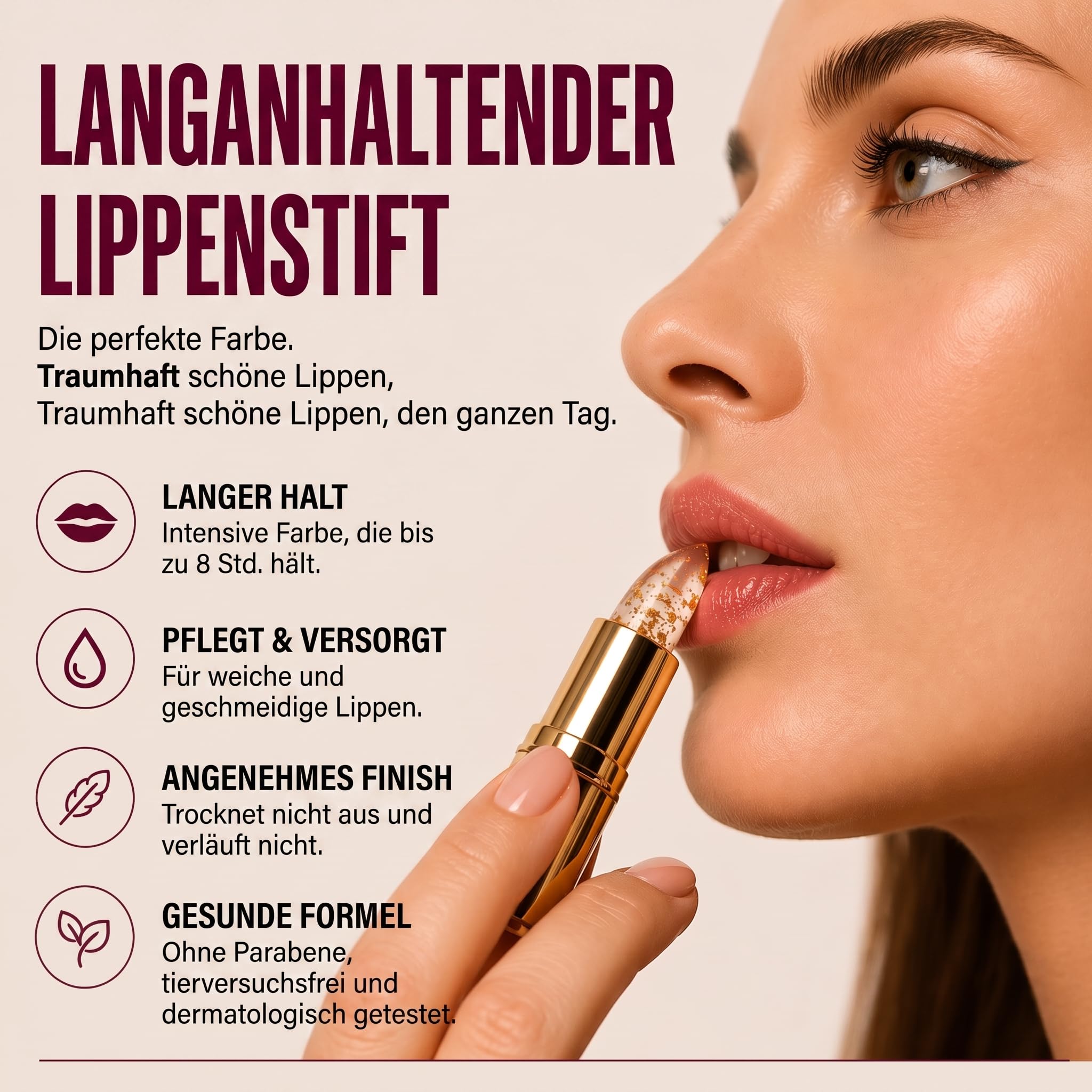 brenivo lippenstift, 2pcs pH Farbwechsel Lip Balm für Feuchtigkeit