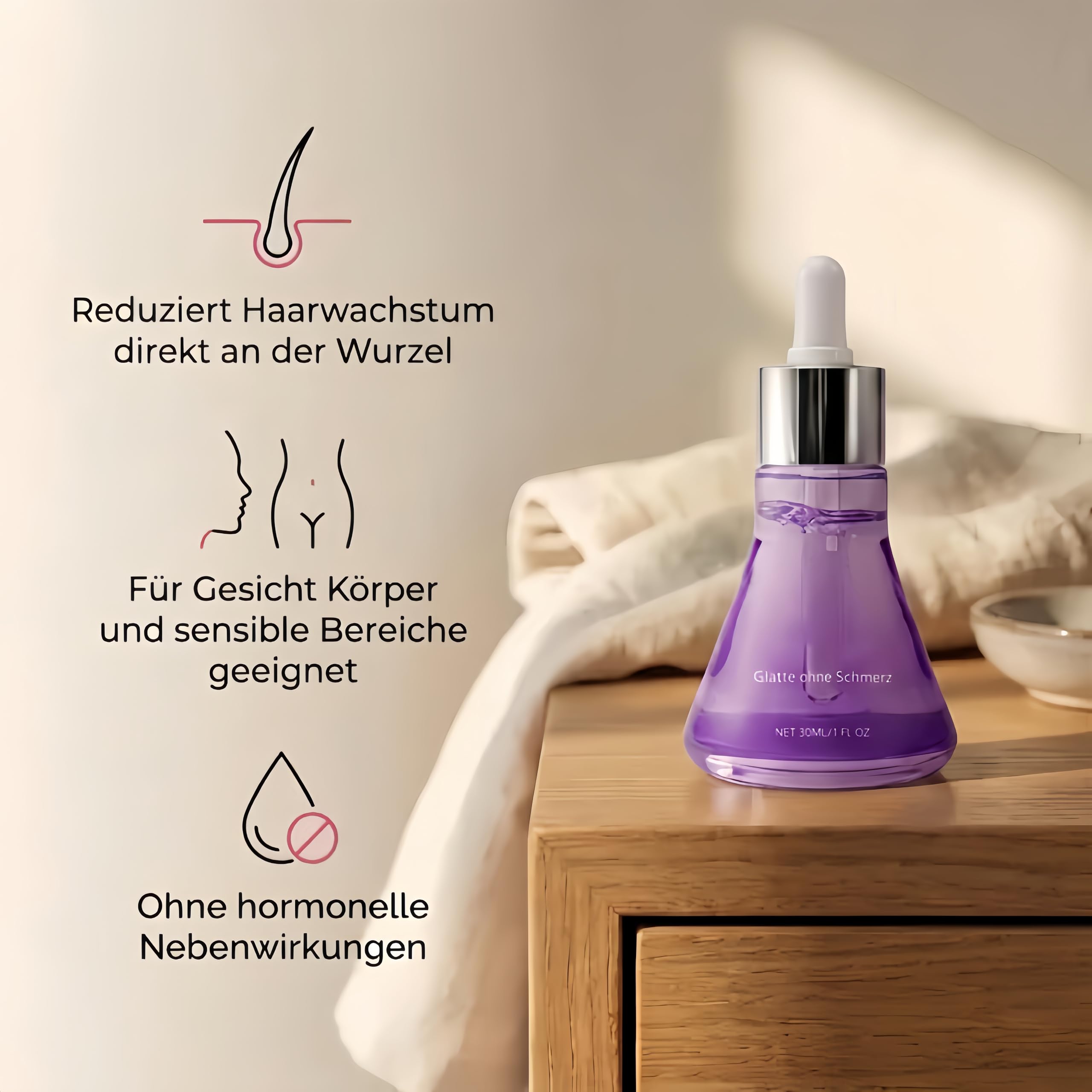 Kavela Cyperus Rotundus Öl – Natürlich Haarwachstum stoppen