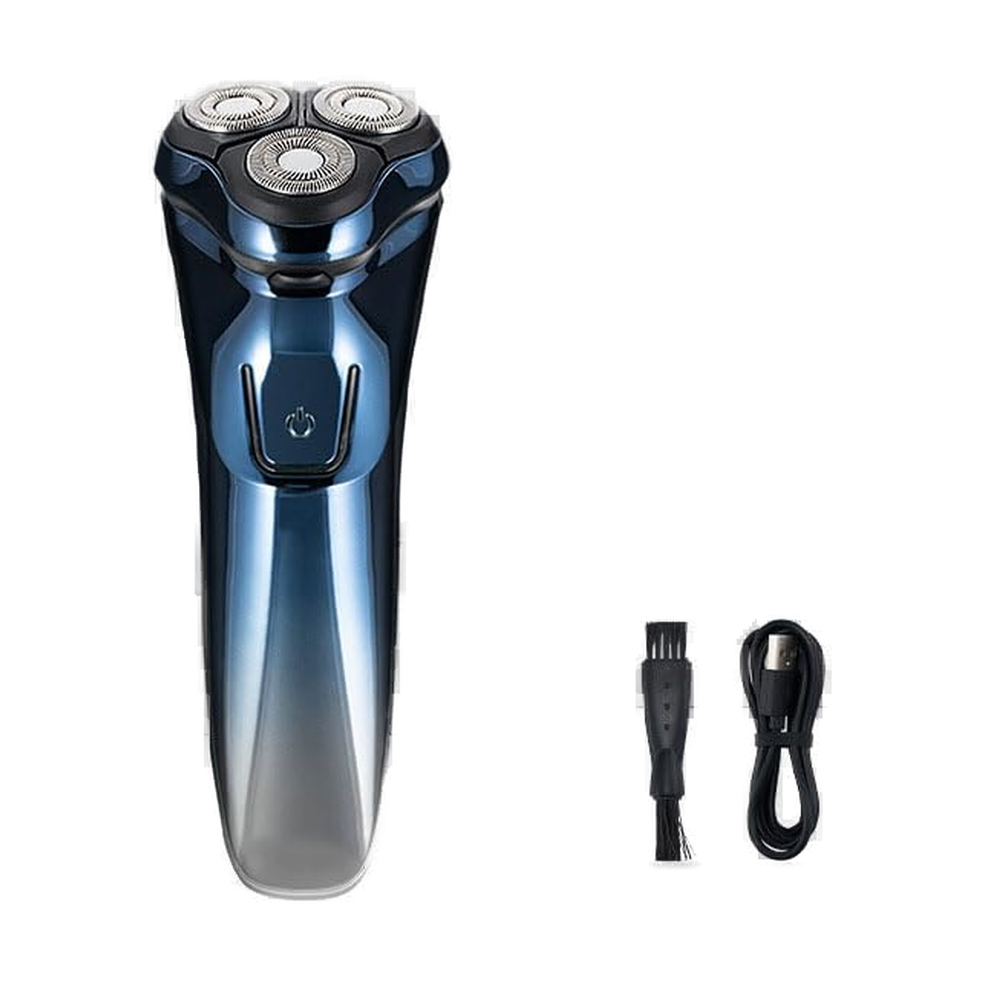 voyfu Elektrischer Herrenrasierer, 3-fach Rotationsrasierer mit flexiblen Scherköpfen, USB-aufladbarer Akku Rasierappara