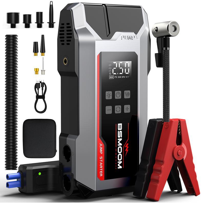 Arrancador de Batería 8000A con Compresor 150 PSI