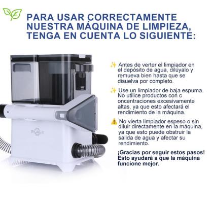 Máquina Limpiadora de Tapicería para Limpieza Profunda