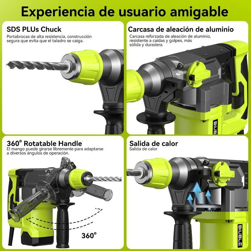 Martillo Rotatorio 3 en 1 SDS-Plus 5000W