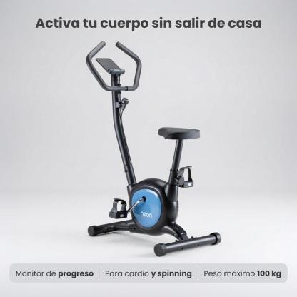 Bicicleta Fija Spinning y Cardio con Pantalla Digital