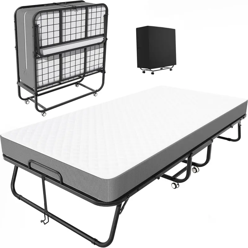 Cama Plegable con Colchón